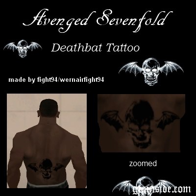 A7X Deathbat Tattoo